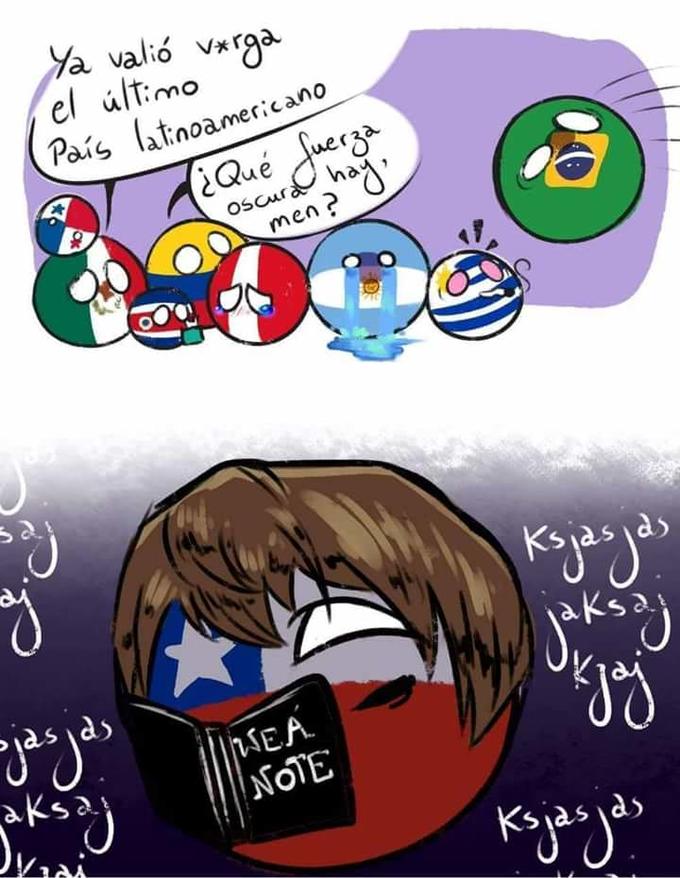 Latin Death Note Countryballs