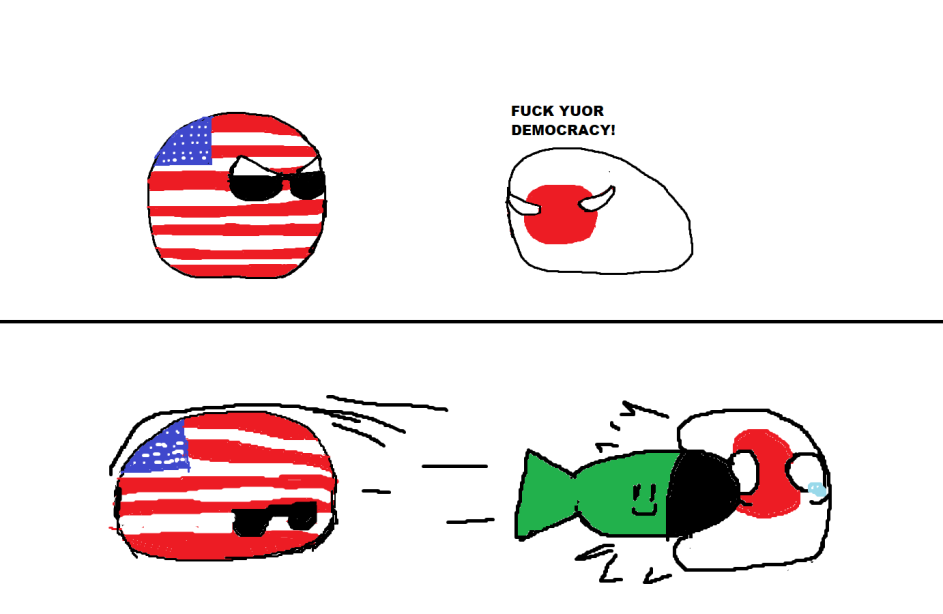 Pacific War Countryballs