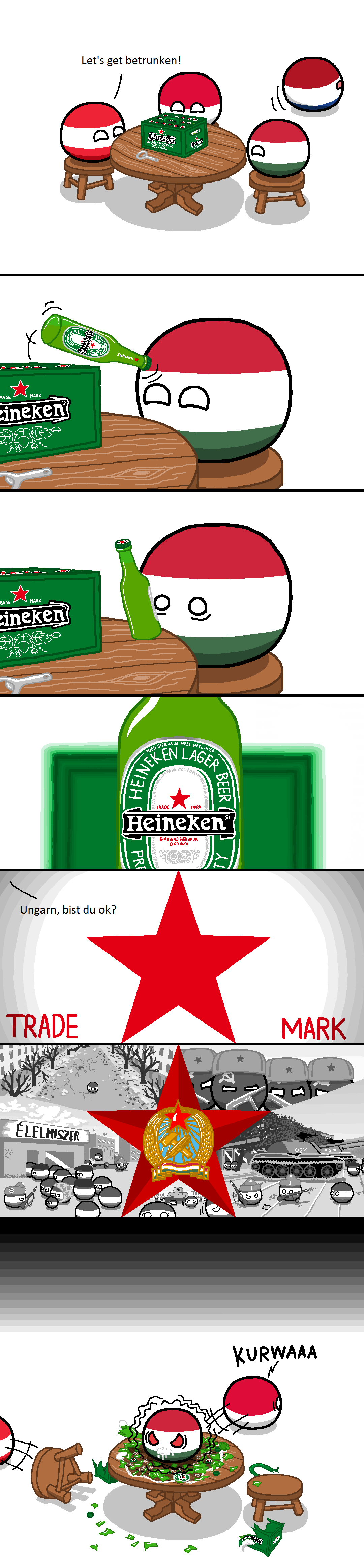 Heineken Red Star Countryballs