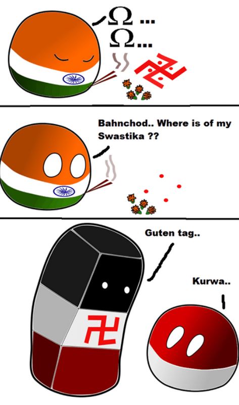 Indian Swastika Countryballs