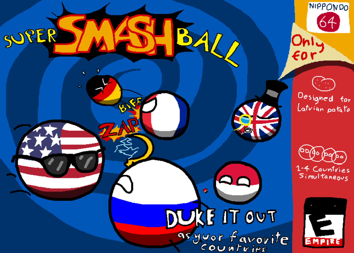 Super Smash Balls Countryballs
