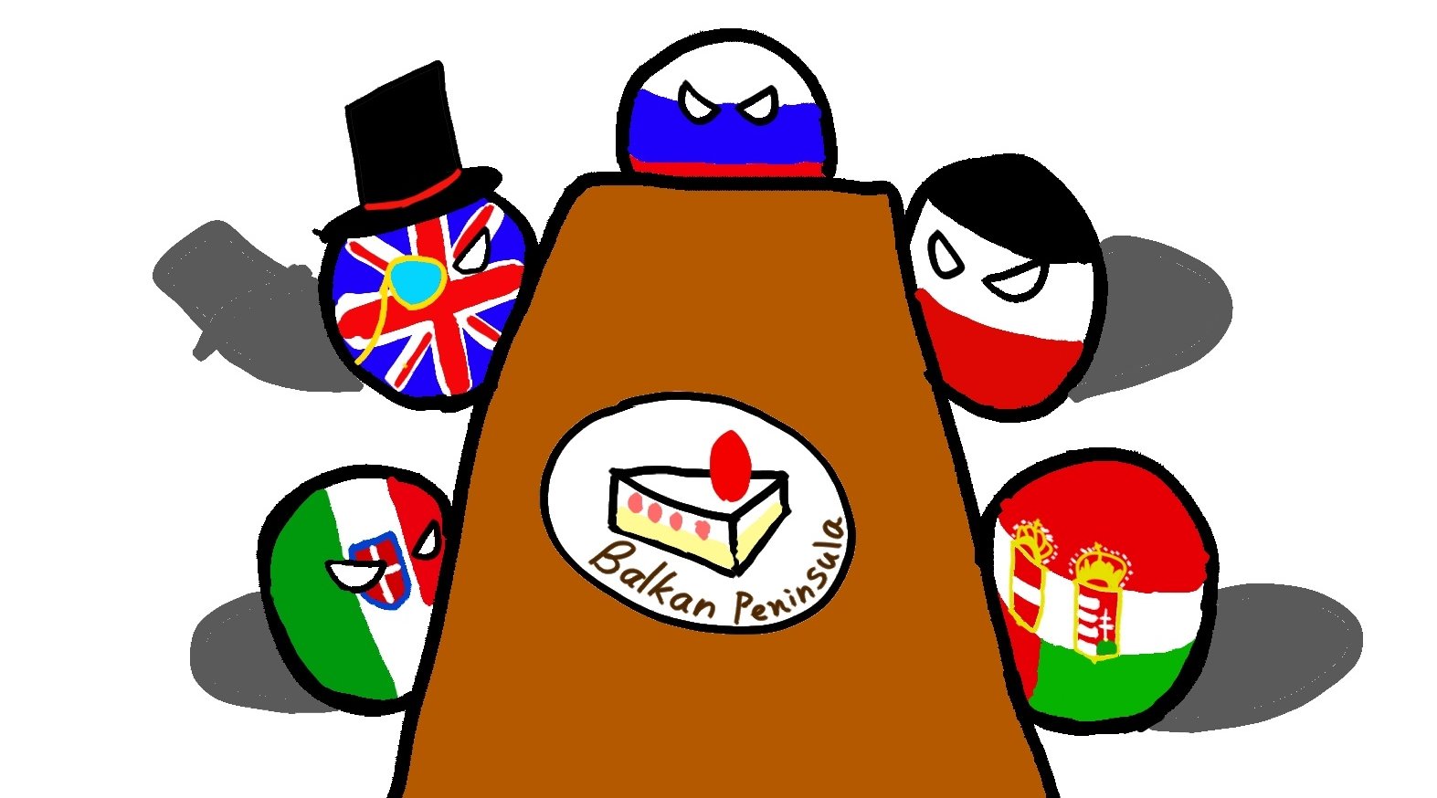 Balkan Peninsula Countryballs