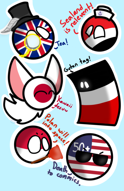 Polandball Allstars Countryballs