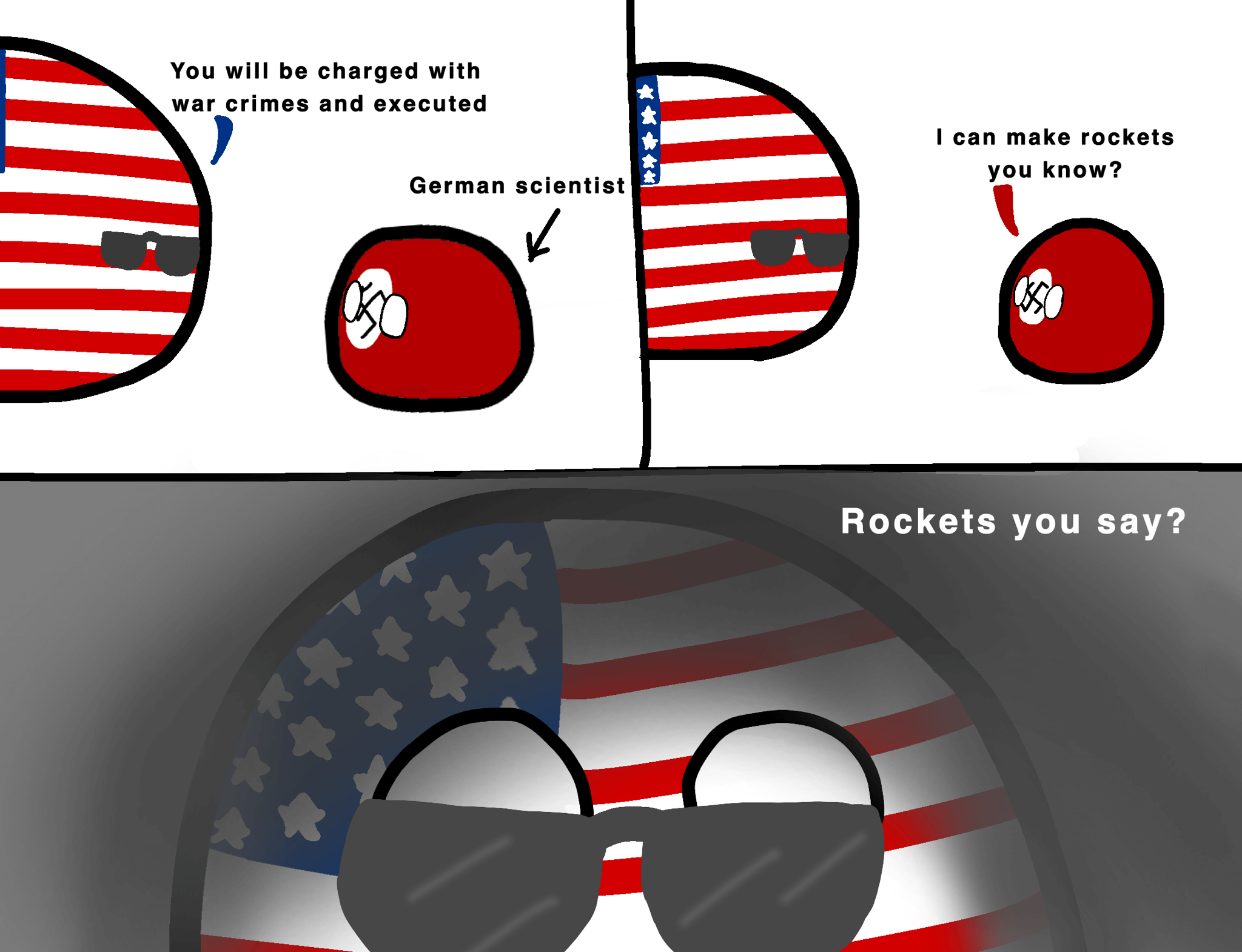 German Rockets Countryballs