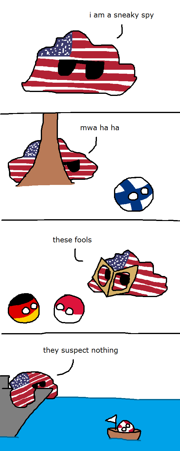 They suspect nothing Countryballs