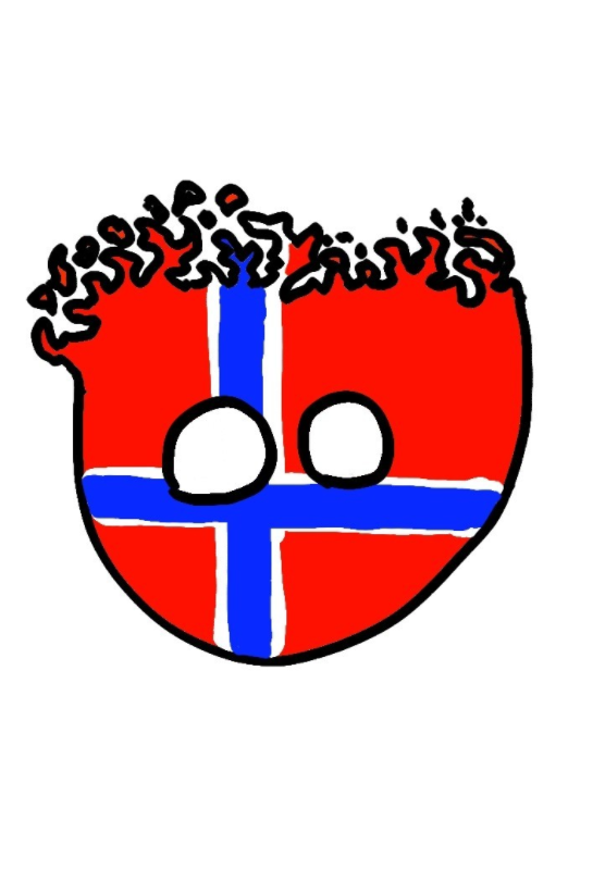 Norwegian fjords Countryballs