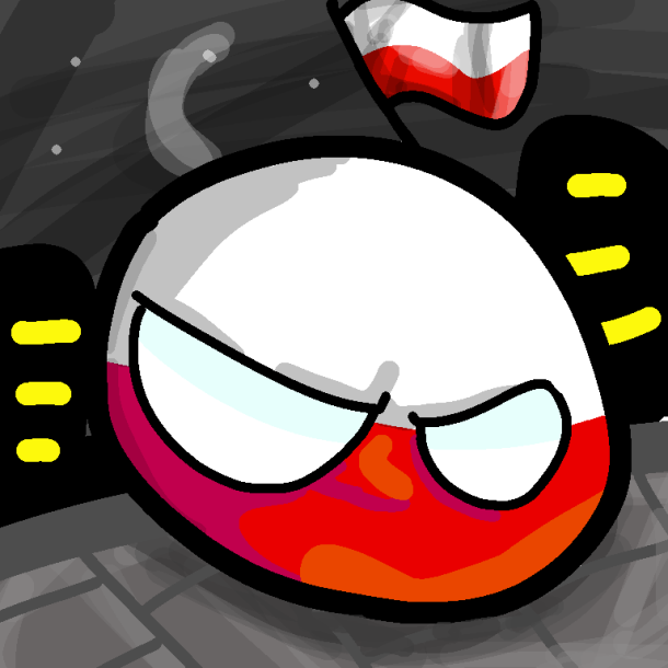 Angry Poland Countryballs