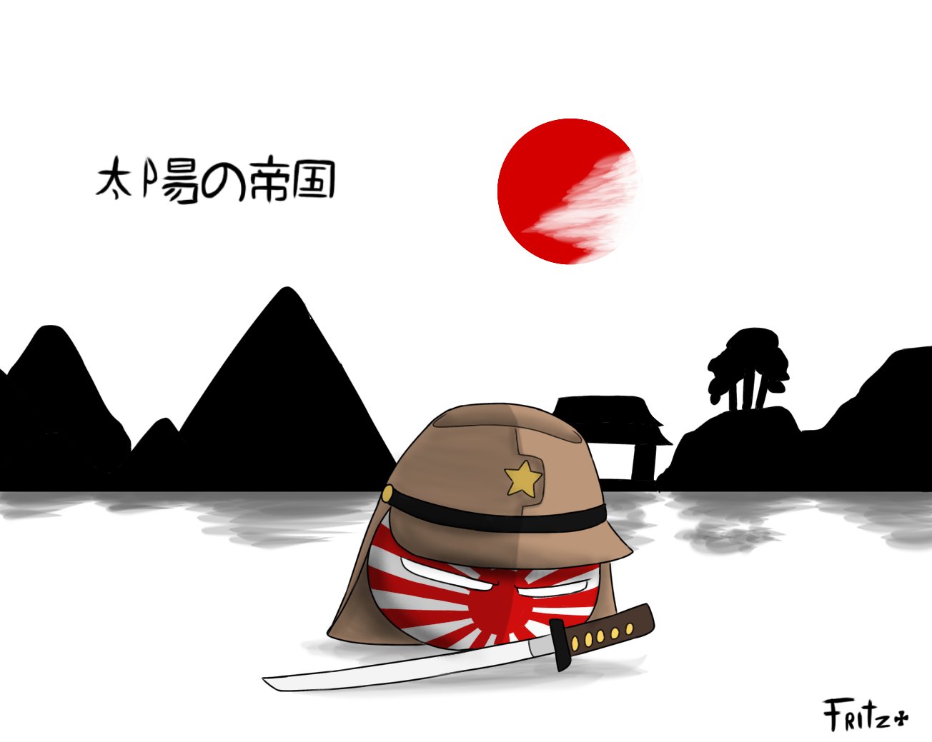 Samurai Japan Countryballs