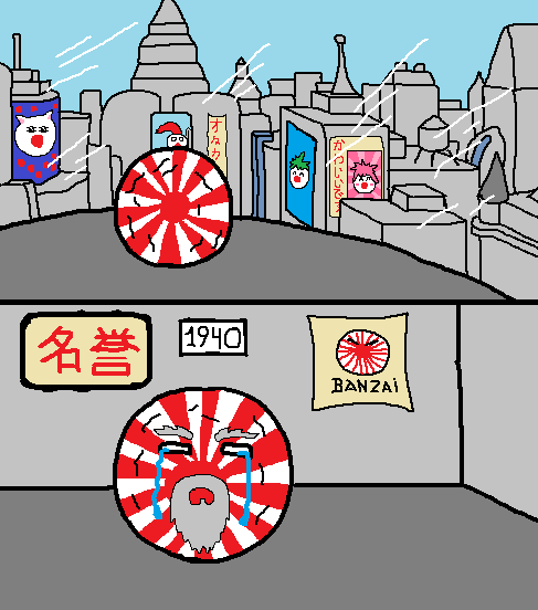 Old Japan Countryballs
