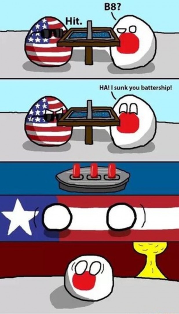 Sunk you battership Countryballs