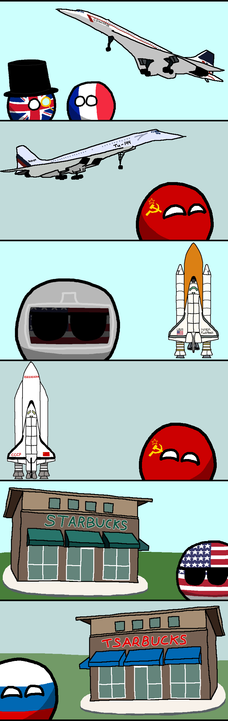 Tsarbucks Countryballs