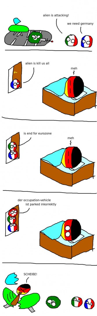 Germany Got Triggered Countryballs