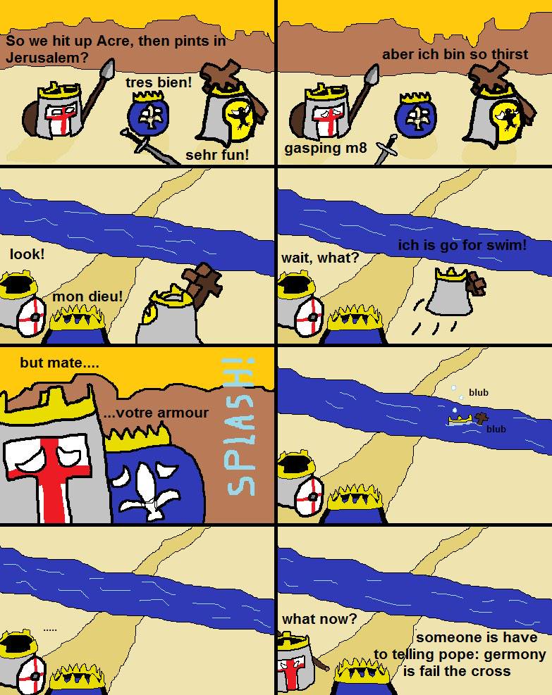 Germany is fail to cross Countryballs